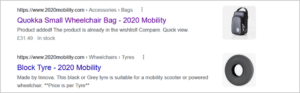 first image is a backpack, and the second image is a tyre